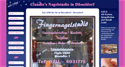 Desktop Screenshot of claudias-nagelstudio.com